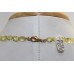 Necklace Strand String Womens Beaded Women Jewelry Lemon Topaz Stone Beads B127